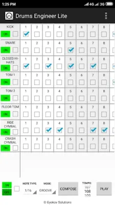 Drums Engineer Lite android App screenshot 3